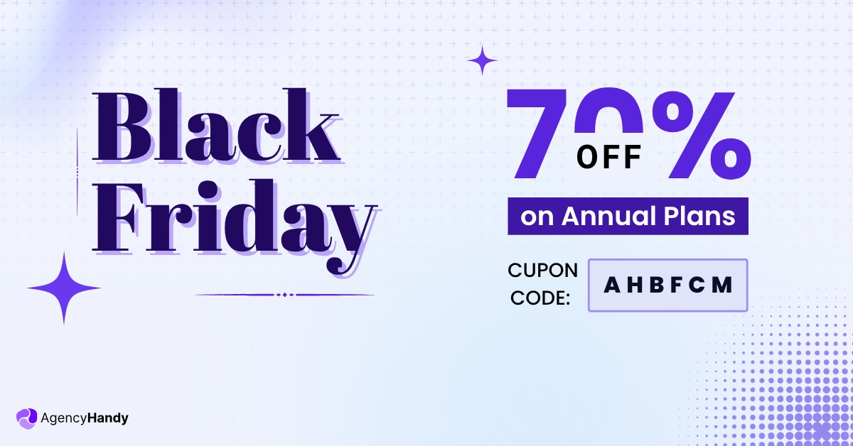 agency handy black friday offer promo