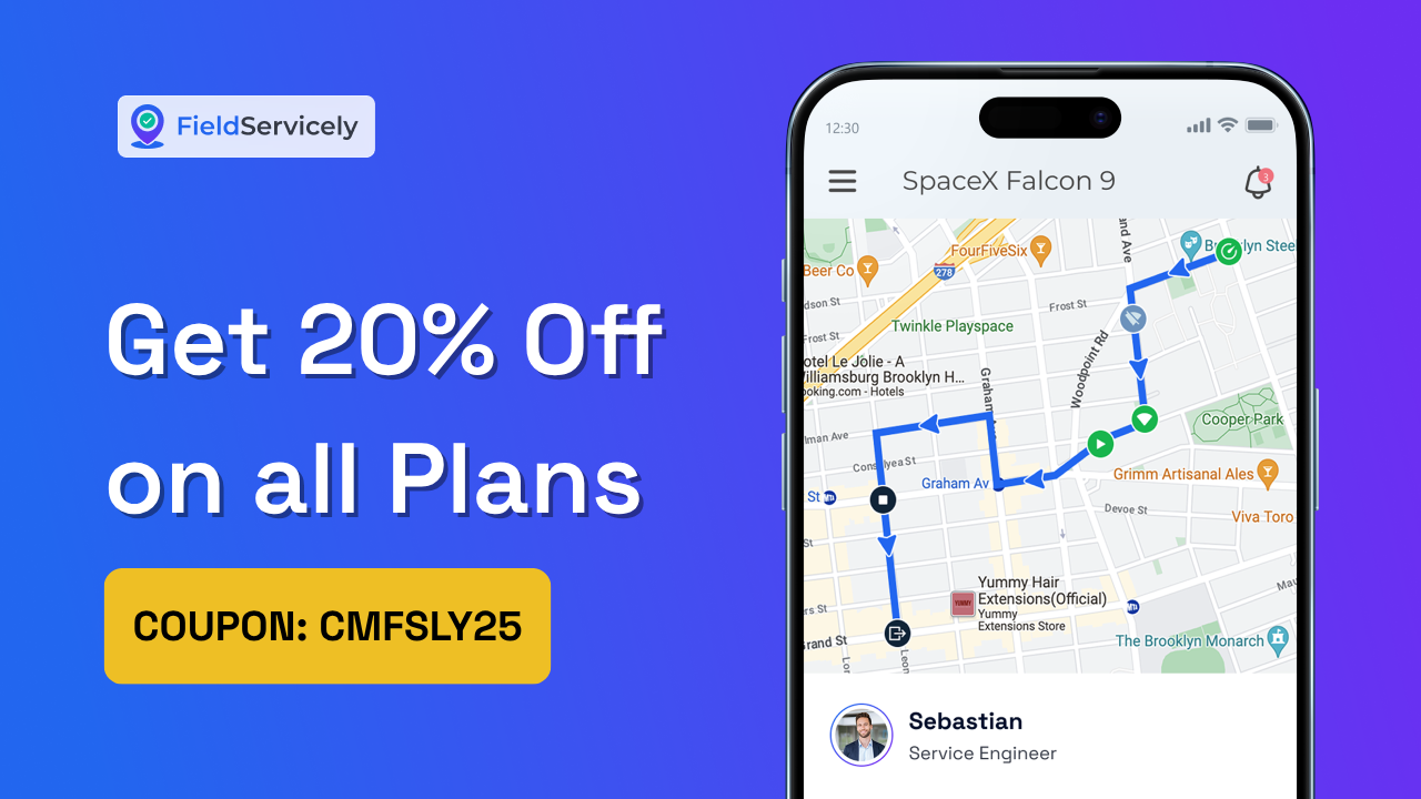 field servicely black friday banner