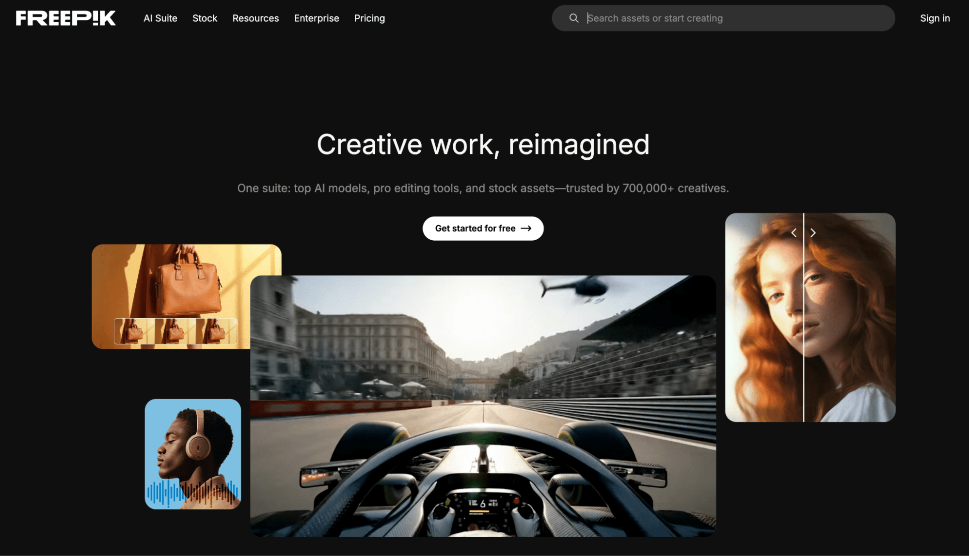 Freepik screenshot