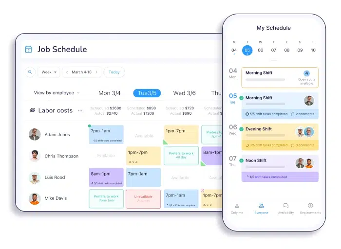 screenshot from connecteam app for the article about pto tracking software