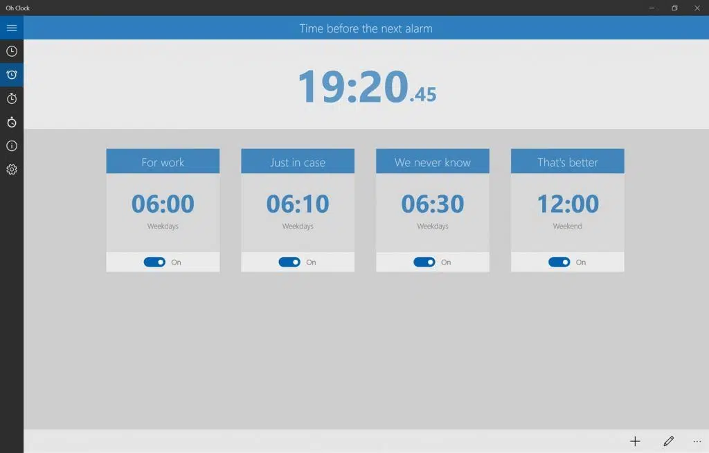 OhClock Timer App